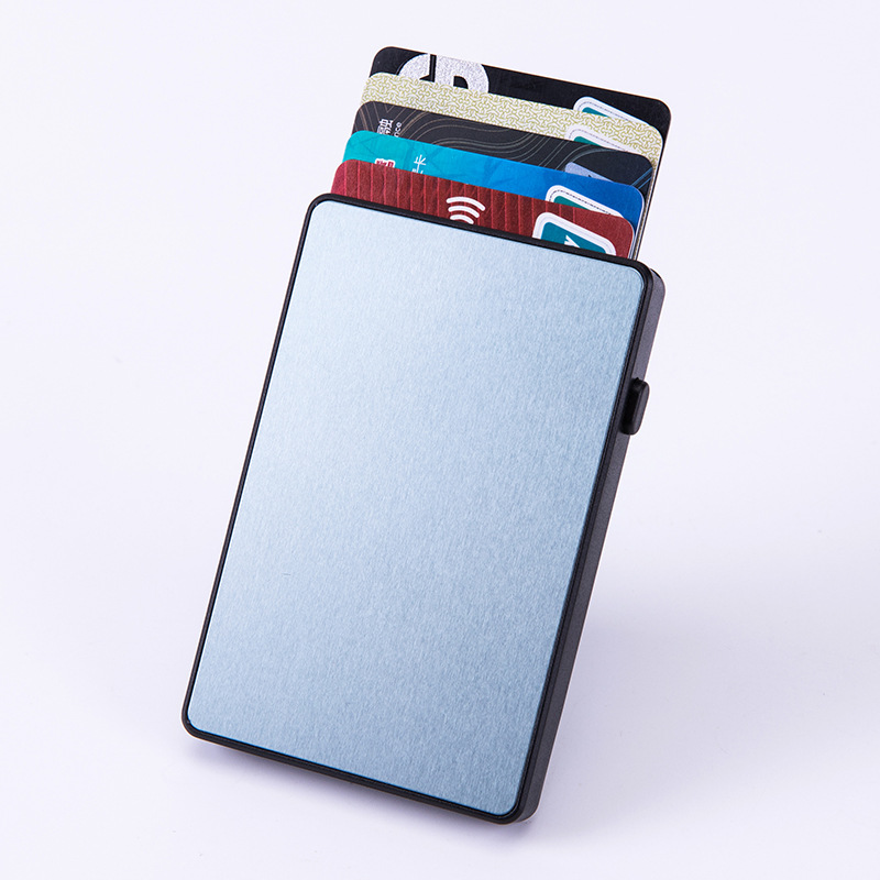 RFID Aluminum Pop-Up Card Holder
